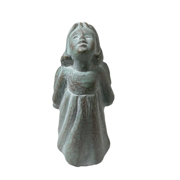 Isabel Bloom 2007 Rejoice Angel Faux Patina Sculpture Figurine Retired - Picture 2 of 7